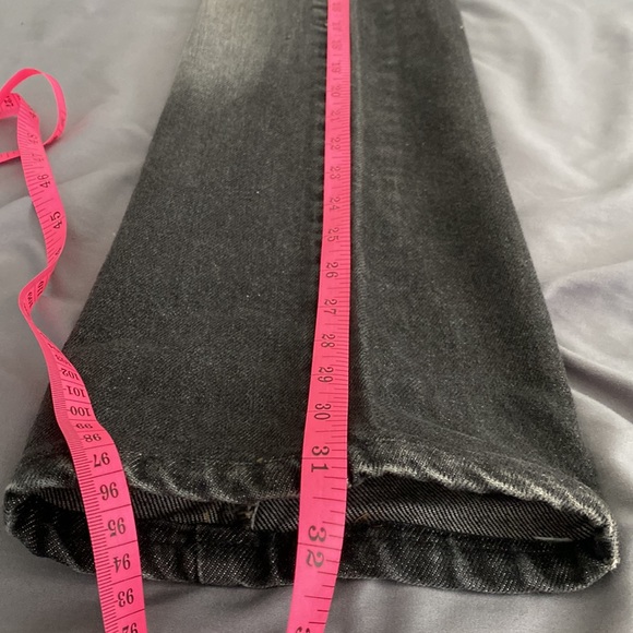 Rapsodia Super Low Rise Jeans black faded size 22 - Picture 8 of 10